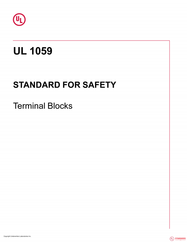 UL 1059 PDF UL 1059 PDF